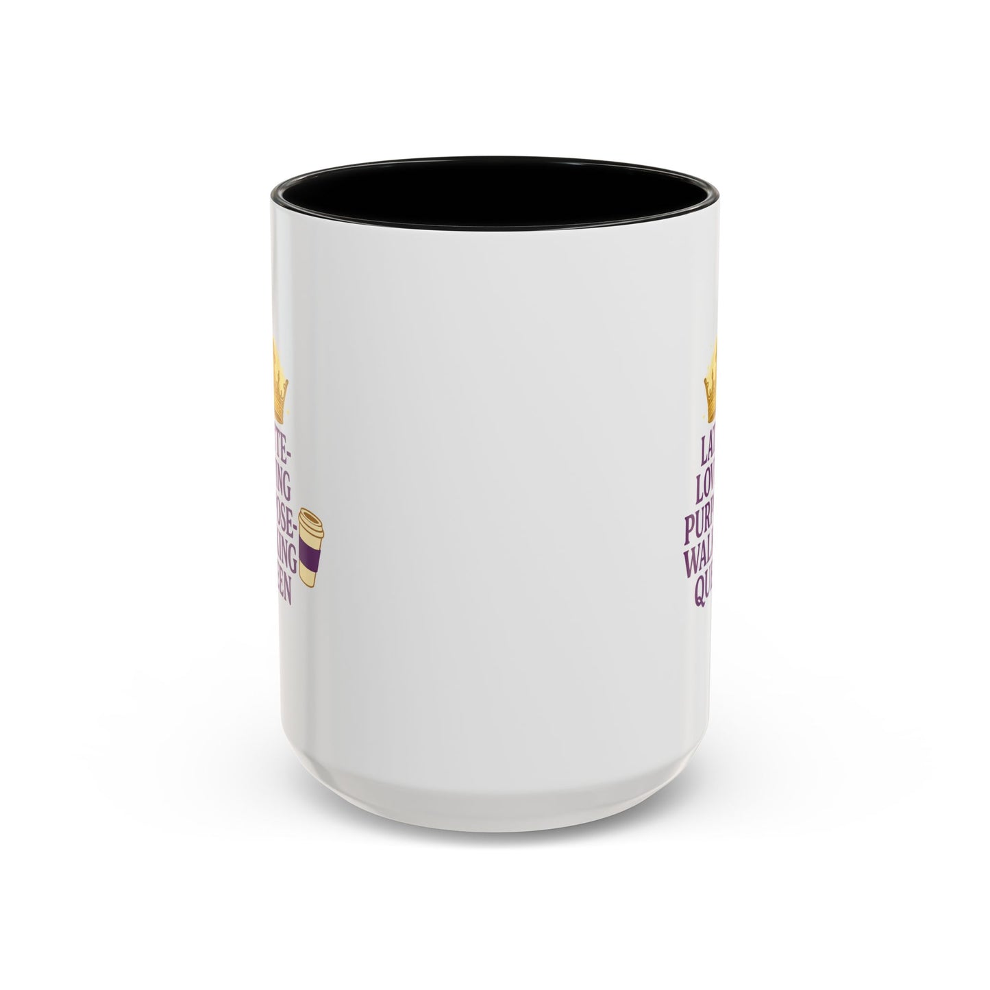 Latte-Loving Queen Coffee Mug - Perfect for Coffee Lovers, Birthday Gift, Personalized Kitchen Decor, Mother's Day Gift, Fun Office Mug