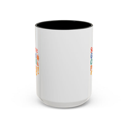 Serve God, Chill & Pray Accent Coffee Mug (11, 15oz)