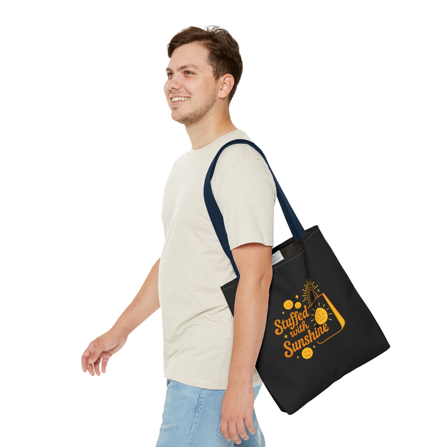 Sunshine Tote Bag Brighten Your Day  Reusable Shopping Bag  Beach Tote  Gift Idea for Friends  Summer Essentials