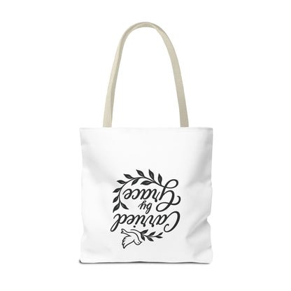 Carried by Grace Faith Tote Bag
