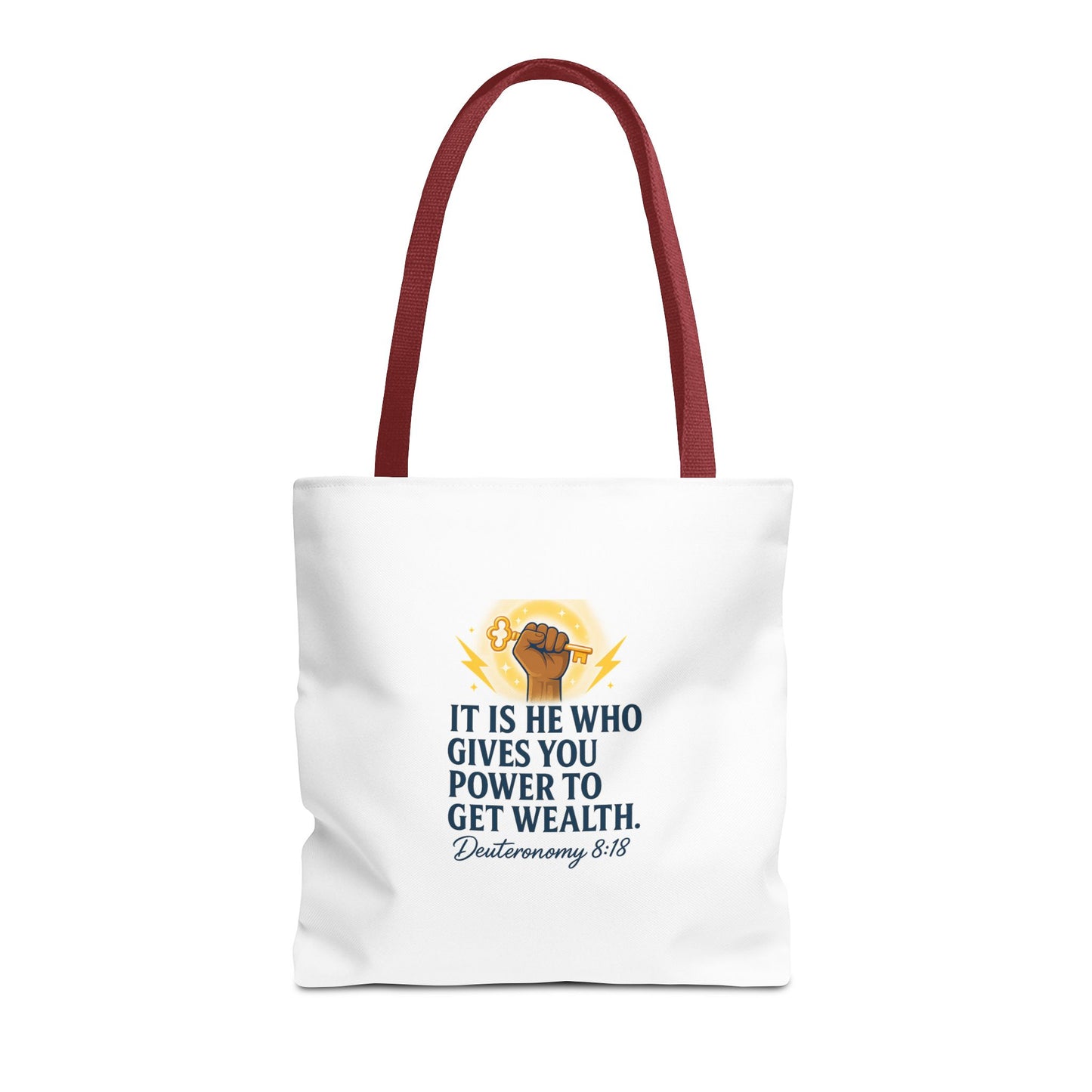 Affirmation Art Bible Verse Tote Bag