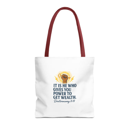 Affirmation Art Bible Verse Tote Bag