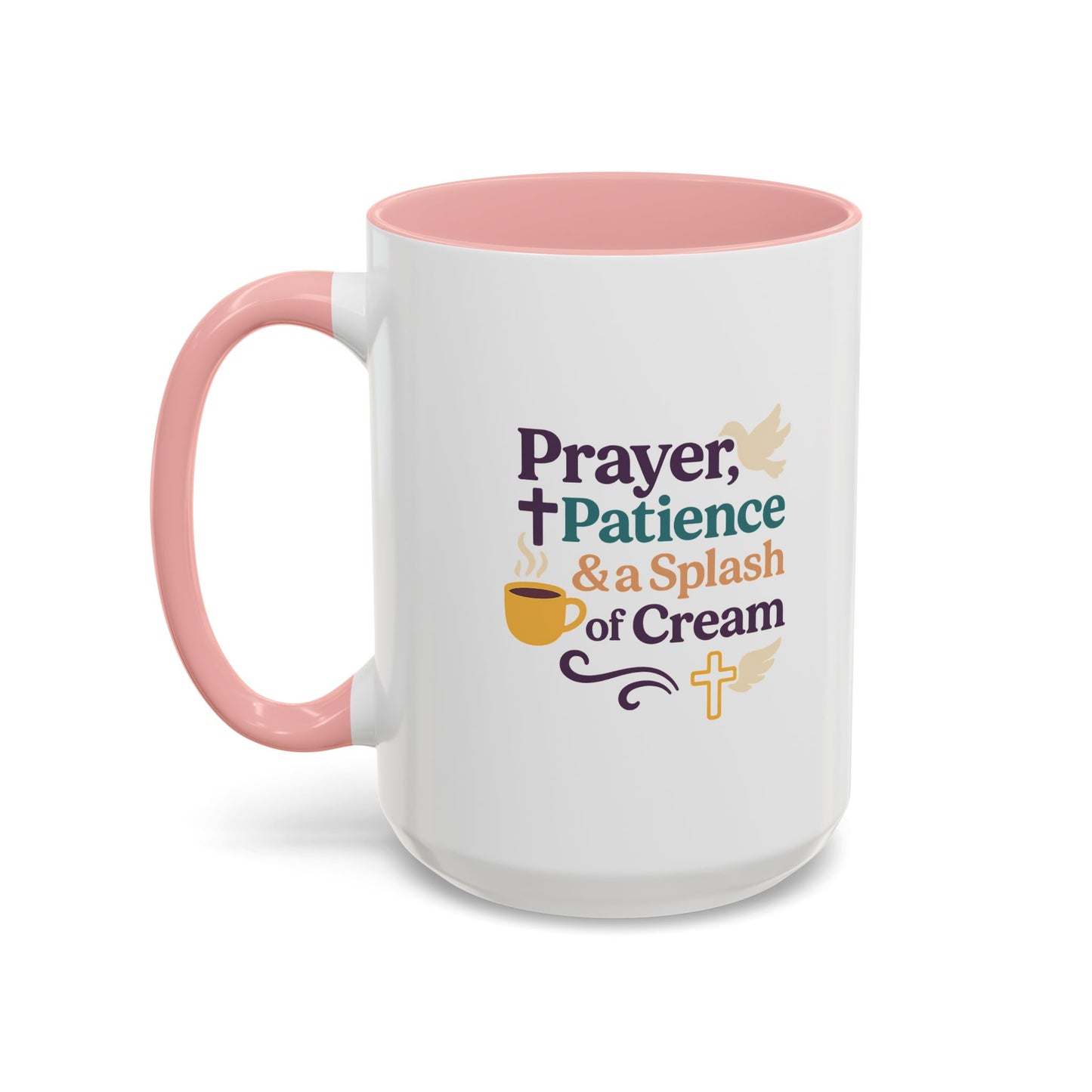 Faith-Inspired Coffee Mug - Perfect Gift for Friends and Family, Prayer Mug, Inspirational Drinkware, Christian Gift, Cute Desk Accessory