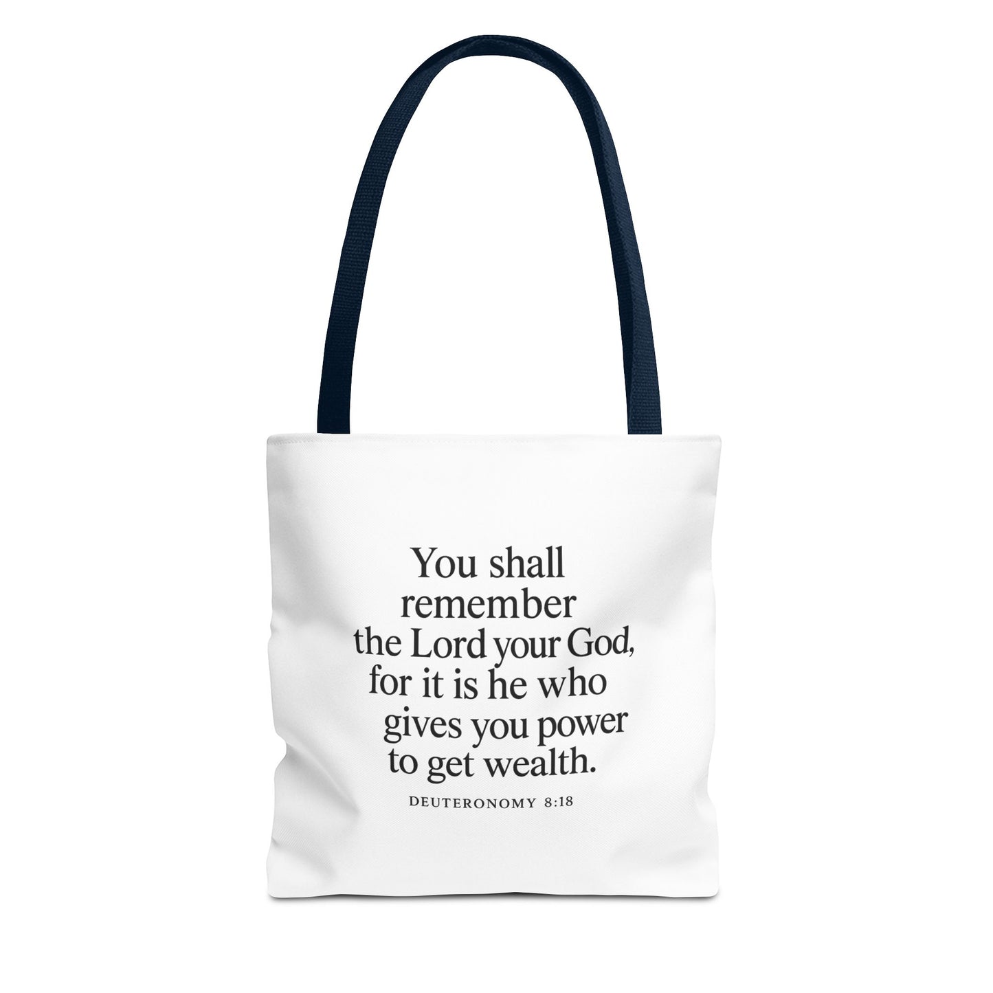 Inspirational Tote Bag - Faith Quote, Bible Verse Gift, Christian Tote, Scripture Bag, Positive Affirmation Accessory