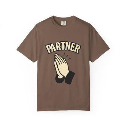 Partner Graphic Tee, Unisex T-Shirt, Couples Gift, Relationship Apparel, Casual Streetwear, Cute Partner Shirt