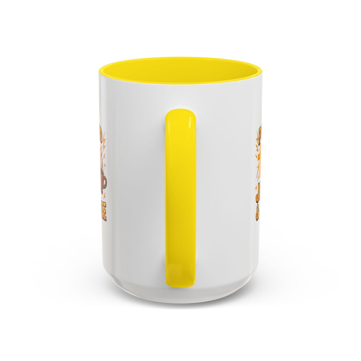 Coffee Lover's Accent Mug - Powered by Jesus & Coffee, Inspirational Drinkware, Christian Gift, Coffee Enthusiast, Religious Mug, [...]