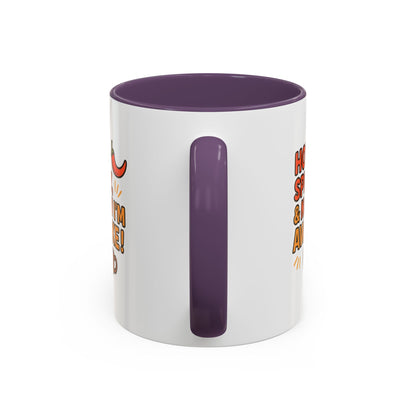 Funny Coffee Mug: "Hot, Spicy, & Now I'm Awake!" - Perfect Gift for Coffee Lovers, Mugs for Friends, Humorous Kitchen Decor, Novelty Mug