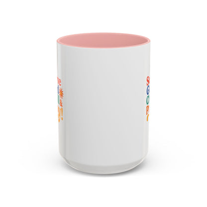 Serve God, Chill & Pray Accent Coffee Mug (11, 15oz)