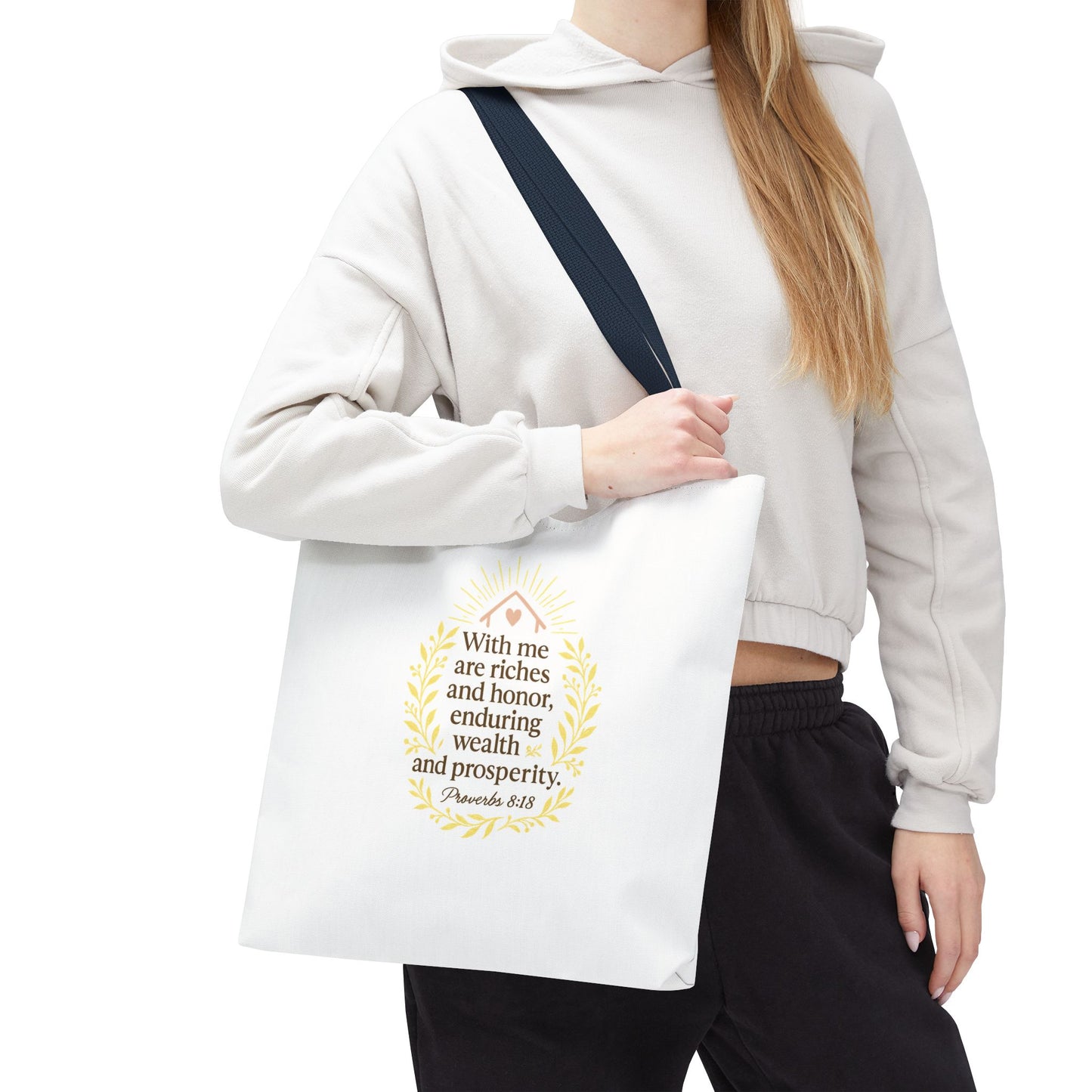 Prosperity Bible Verse Tote Bag