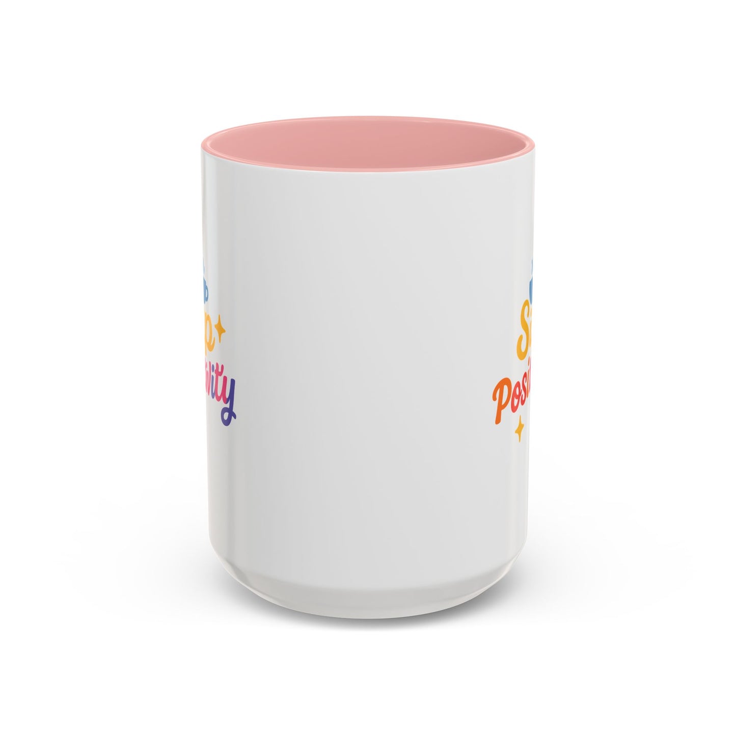 Sip Positivity Accent Coffee Mug (11, 15oz)