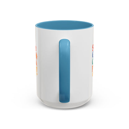 Colorful Inspirational Coffee Mug - Serve God Chill & Pray - Perfect for Gift, Relaxation, Daily Use, Coffee Lovers, Ceremonies