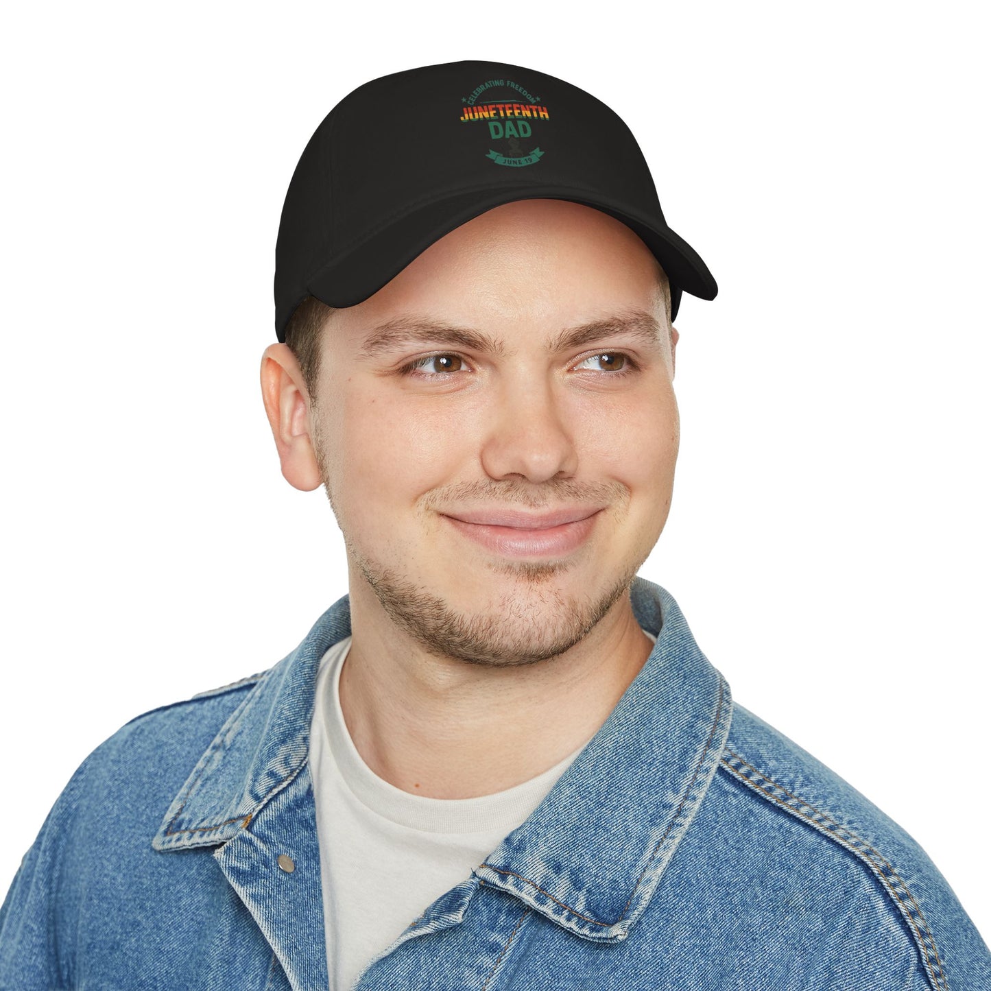 Juneteenth Dad Low Profile Baseball Cap – Celebration Hat for Fathers