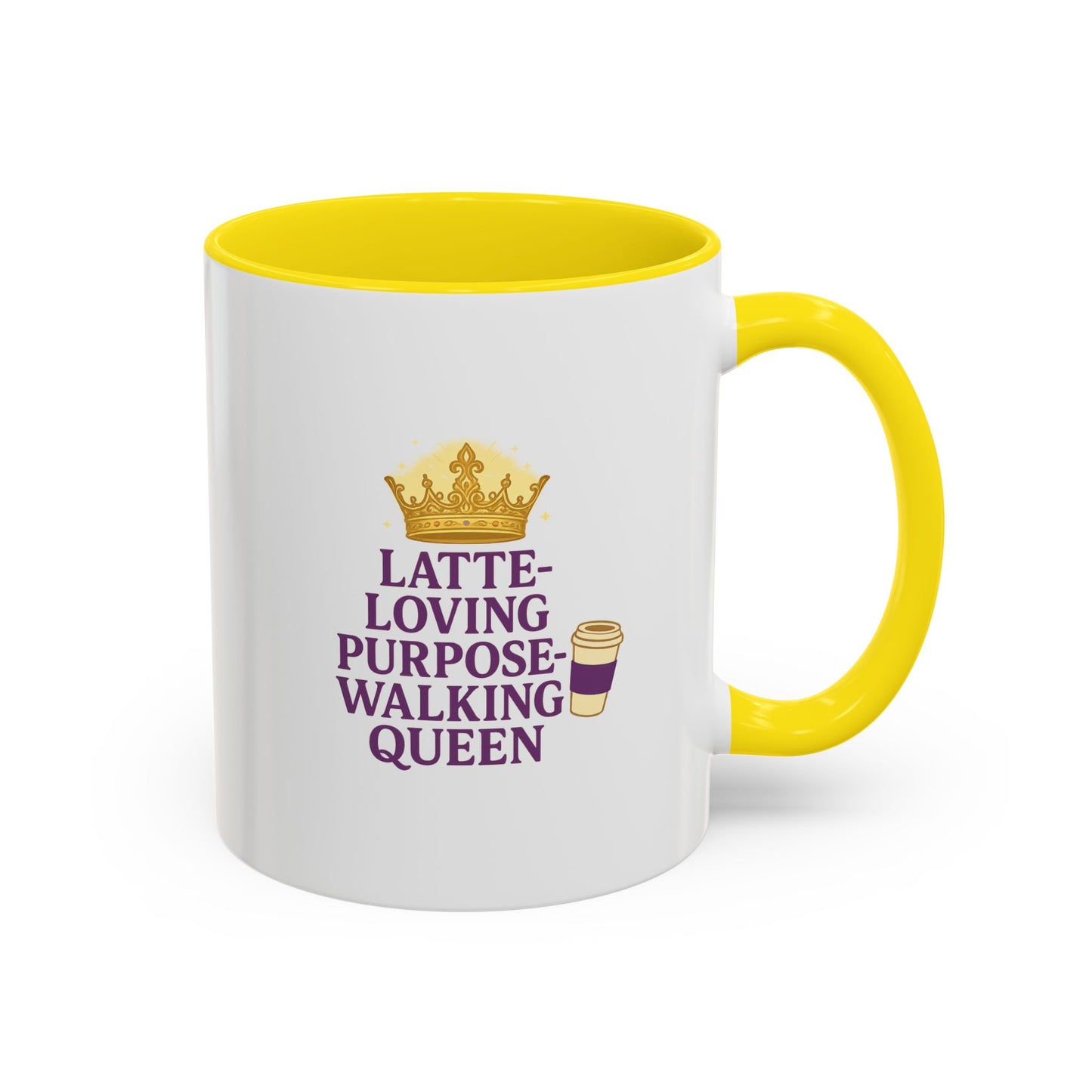 Latte-Loving Queen Coffee Mug - Perfect for Coffee Lovers, Birthday Gift, Personalized Kitchen Decor, Mother's Day Gift, Fun Office Mug