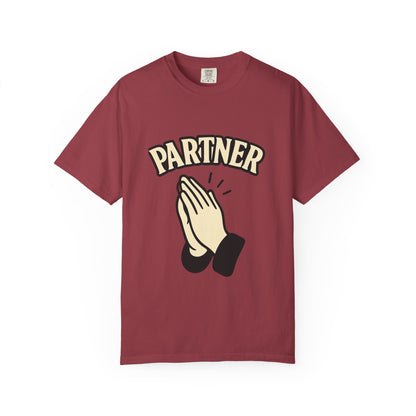 Partner Graphic Tee, Unisex T-Shirt, Couples Gift, Relationship Apparel, Casual Streetwear, Cute Partner Shirt