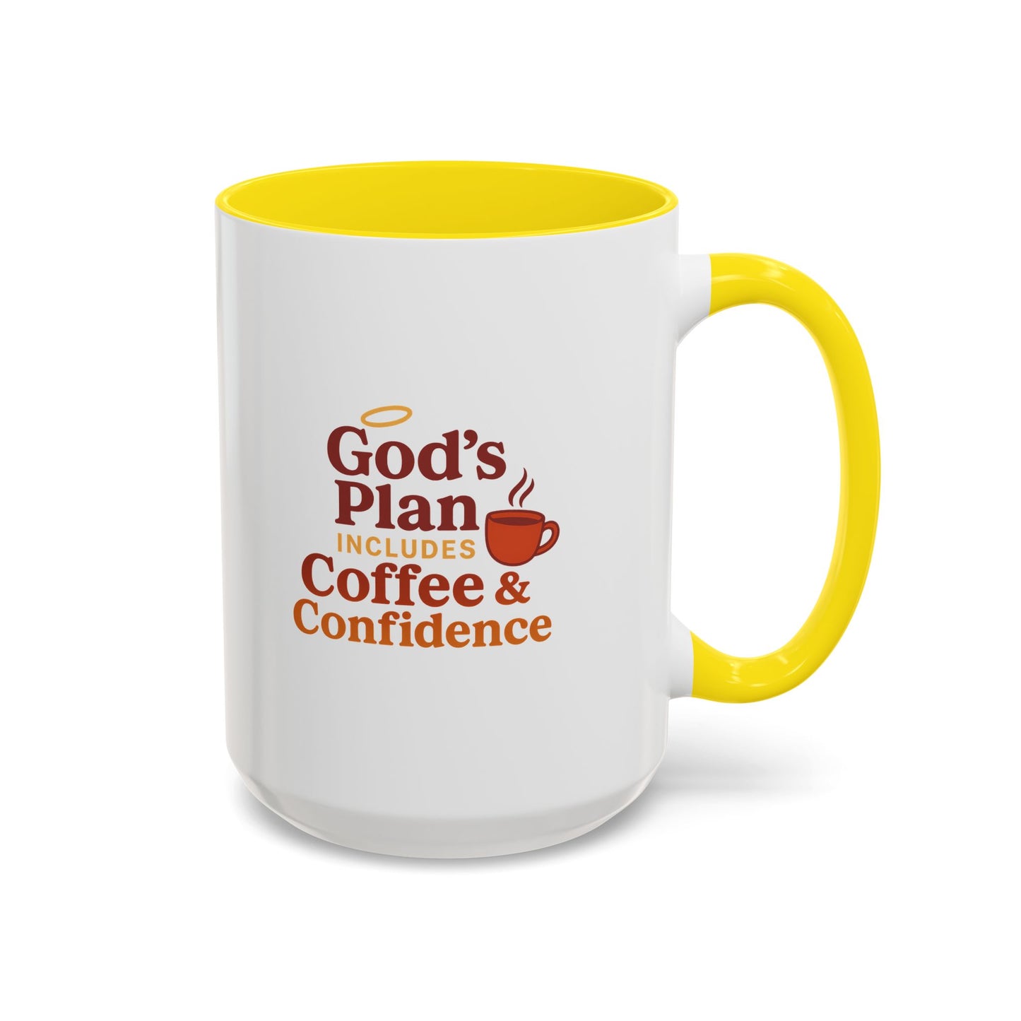 God's Plan Coffee Mug - Inspirational Gift for Coffee Lovers, Unique Christian Mug, Motivational Kitchen Decor, Coffee & Confidence
