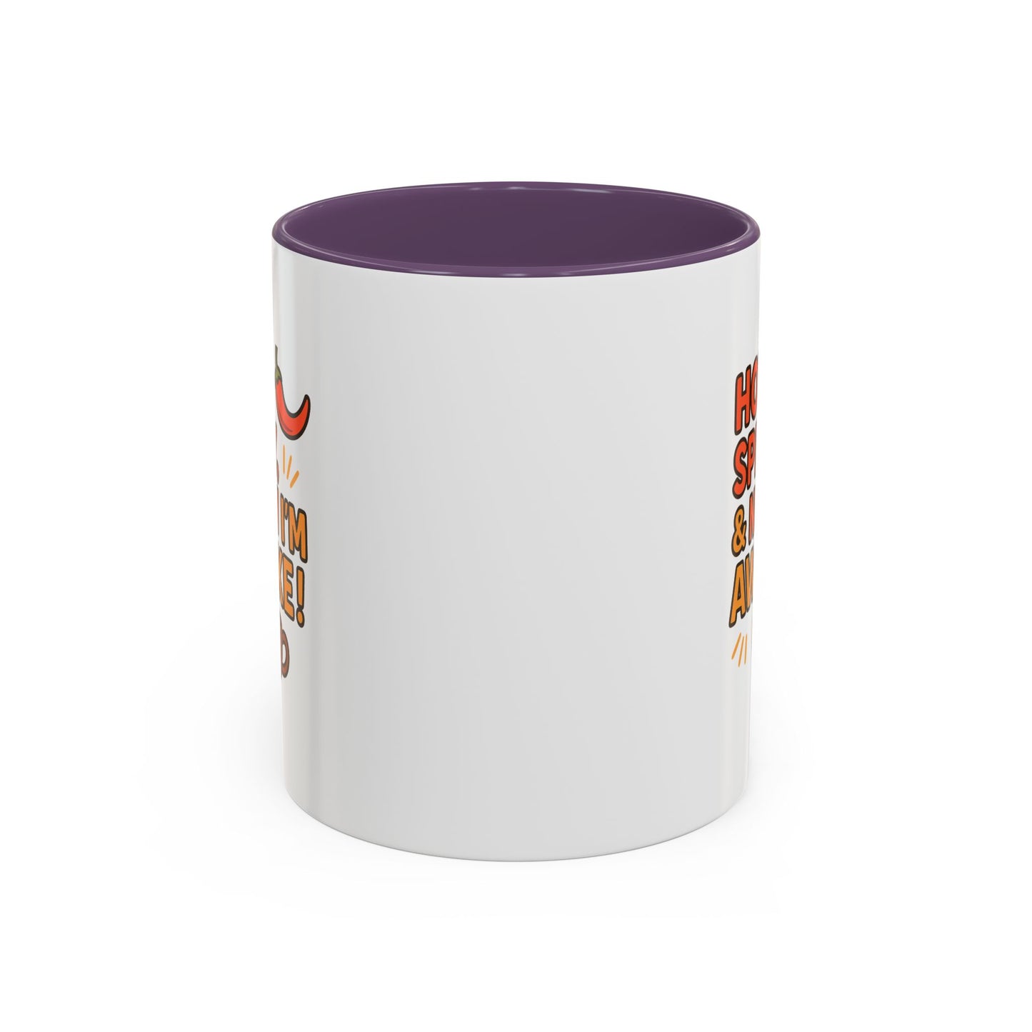 Funny Coffee Mug: "Hot, Spicy, & Now I'm Awake!" - Perfect Gift for Coffee Lovers, Mugs for Friends, Humorous Kitchen Decor, Novelty Mug
