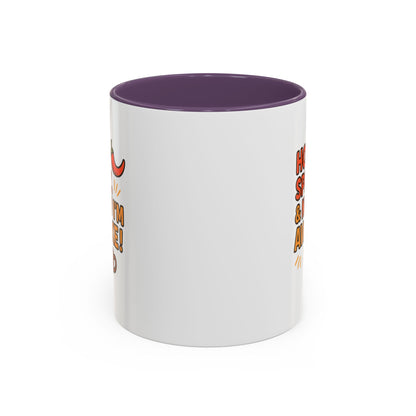 Funny Coffee Mug: "Hot, Spicy, & Now I'm Awake!" - Perfect Gift for Coffee Lovers, Mugs for Friends, Humorous Kitchen Decor, Novelty Mug