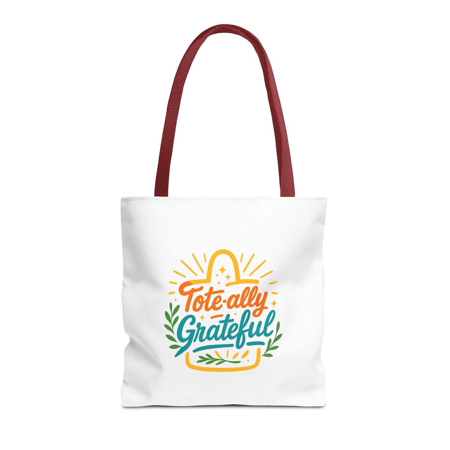 Grateful Tote Bag, Eco-Friendly Shopping Bag, Gift for Mom, Stylish Carry-All, Perfect for Summer Adventures