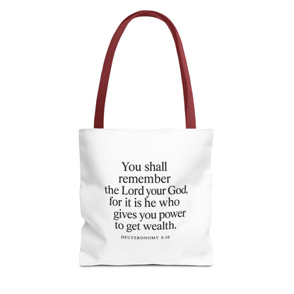Inspirational Tote Bag - Faith Quote, Bible Verse Gift, Christian Tote, Scripture Bag, Positive Affirmation Accessory