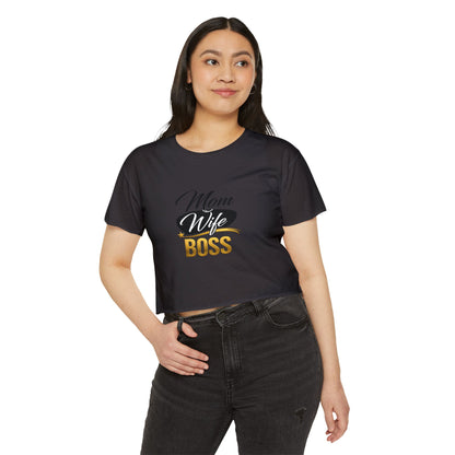 Mom Wife Boss Unisex Tee