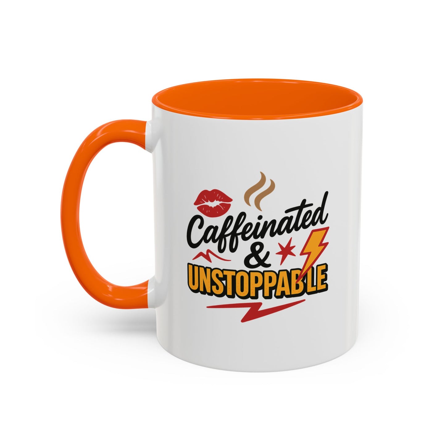 Caffeinated & Unstoppable Coffee Mug - Fun Gift for Coffee Lovers, Cute Office Decor, Motivational Drinkware, Perfect for Birthdays, [...]
