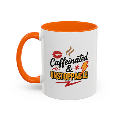 Caffeinated & Unstoppable Coffee Mug - Fun Gift for Coffee Lovers, Cute Office Decor, Motivational Drinkware, Perfect for Birthdays, [...]