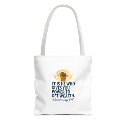 Affirmation Art Bible Verse Tote Bag