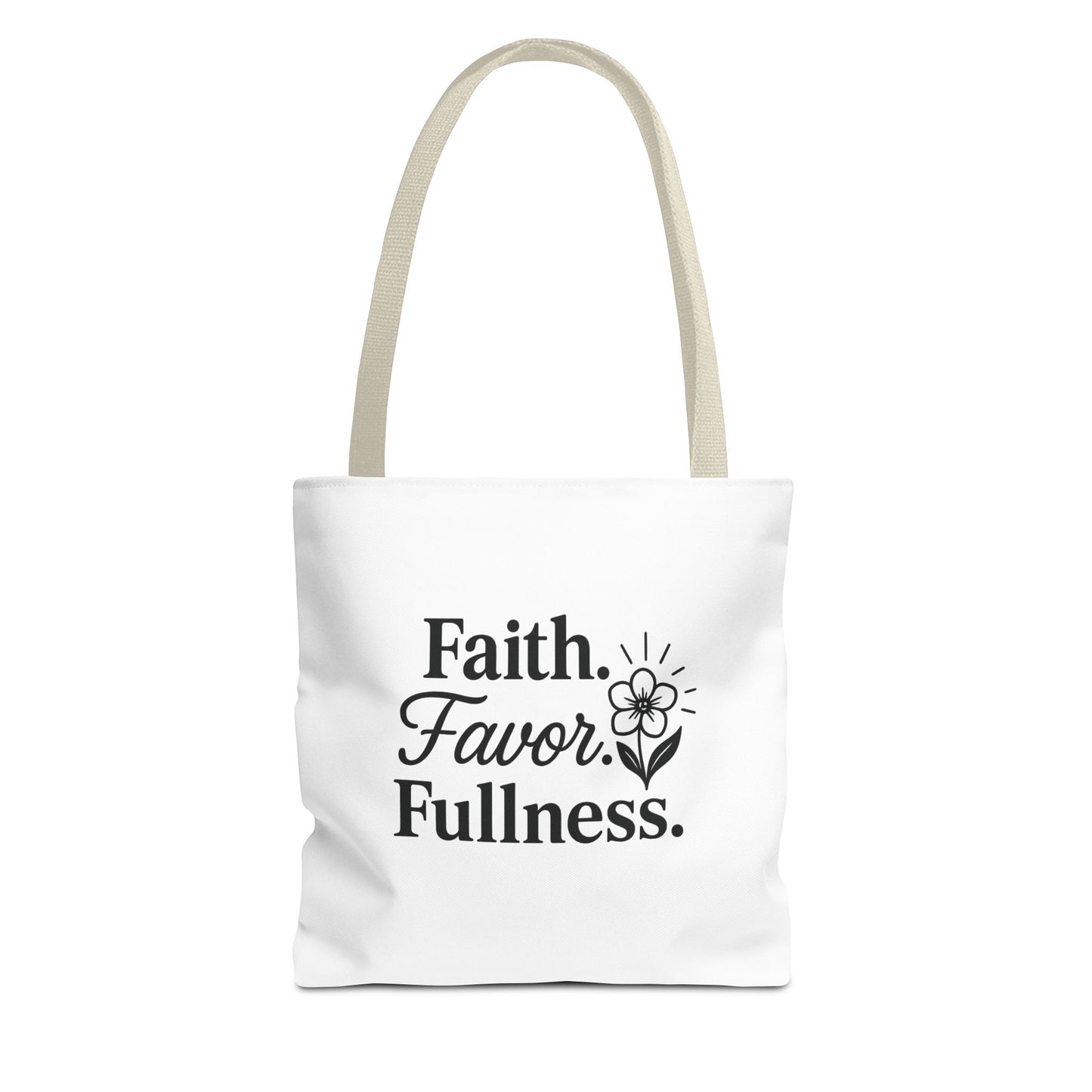 Faith-Inspired Tote Bag for Daily Essentials, Eco-Friendly Shopping Bag, Motivational Quote Tote, Spiritual Gift, Everyday Use