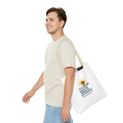 Affirmation Art Bible Verse Tote Bag