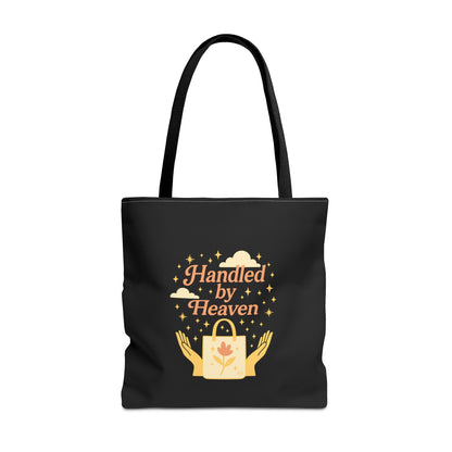 Heavenly Handled Tote Bag - Eco-Friendly Gift, Everyday Carry, Shopping Companion, Gift for Her, Travel Essential