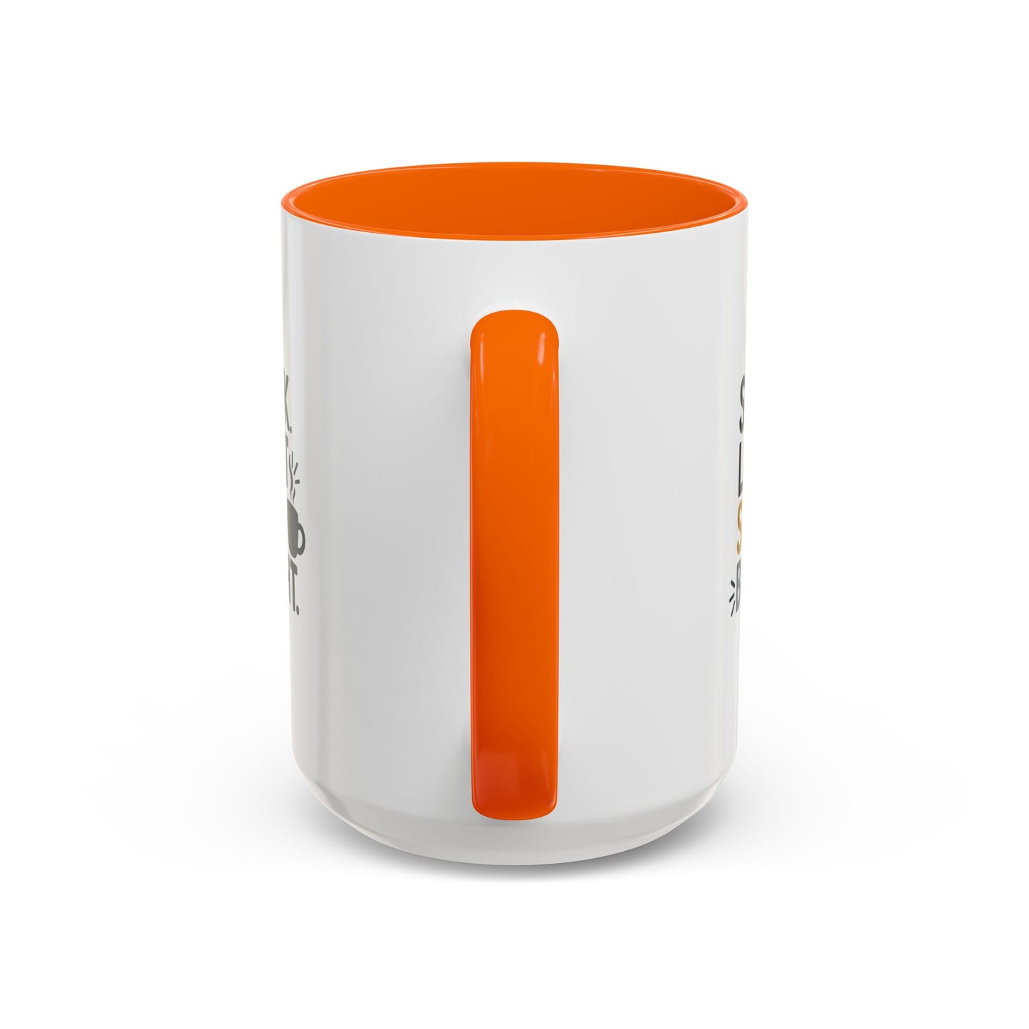 Accent Coffee Mug - Speak Light Sip Bright - Inspirational Coffee Cup, Unique Gift, Kitchen Decor, Motivational Mug, Personalize Your Sip