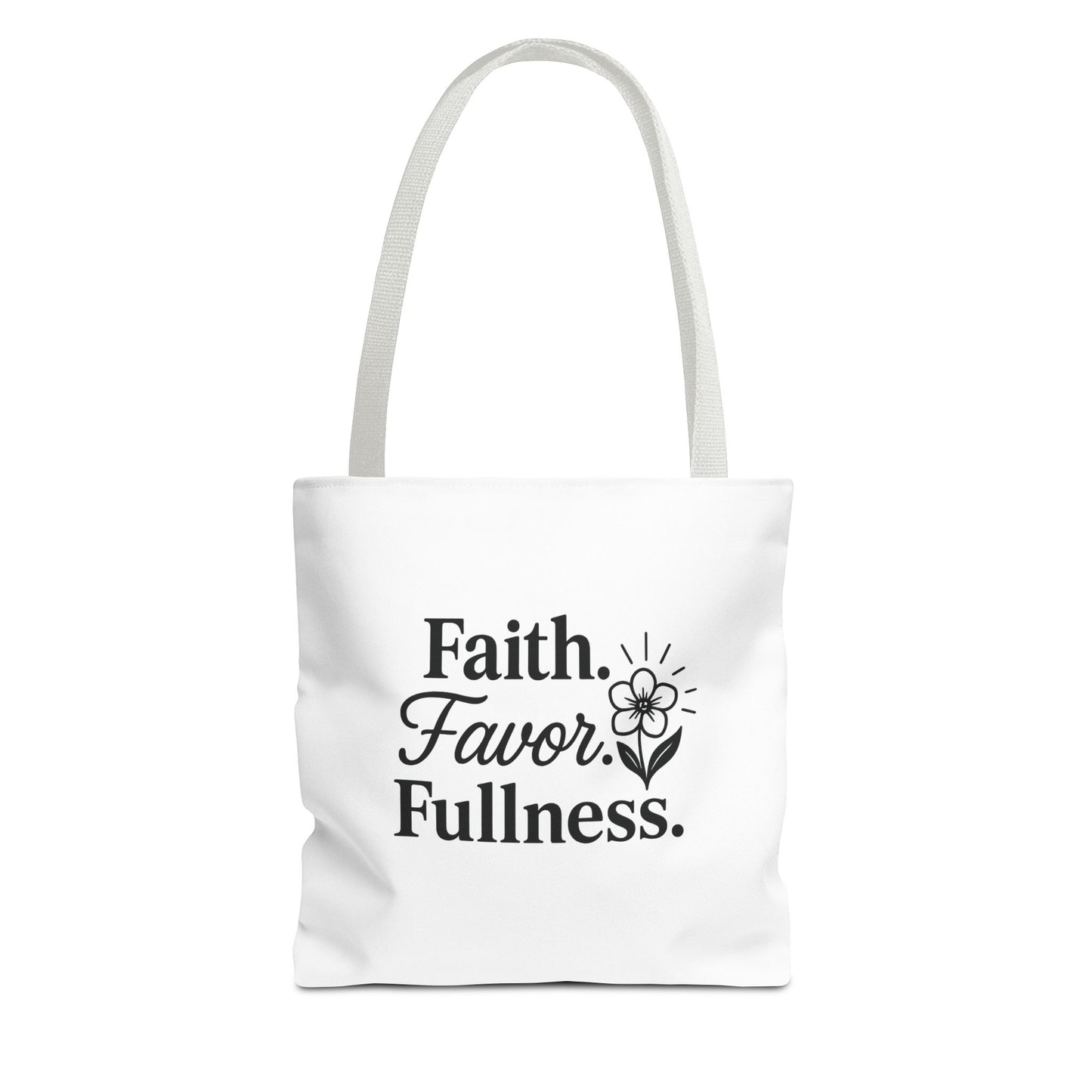 Faith-Inspired Tote Bag for Daily Essentials, Eco-Friendly Shopping Bag, Motivational Quote Tote, Spiritual Gift, Everyday Use