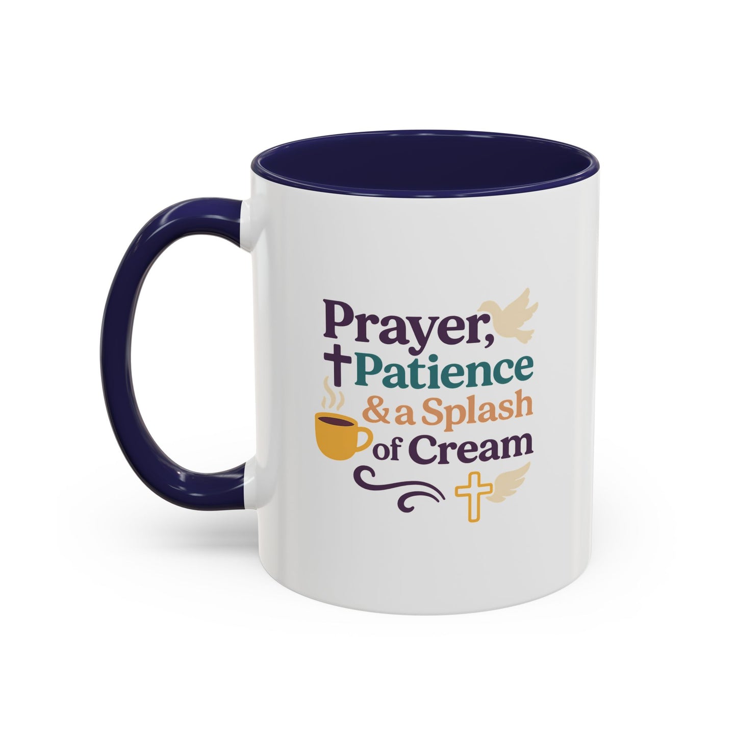 Faith-Inspired Coffee Mug - Perfect Gift for Friends and Family, Prayer Mug, Inspirational Drinkware, Christian Gift, Cute Desk Accessory