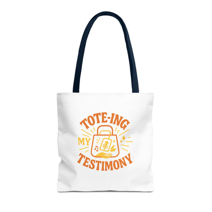 My Testimony Inspirational Tote Bag