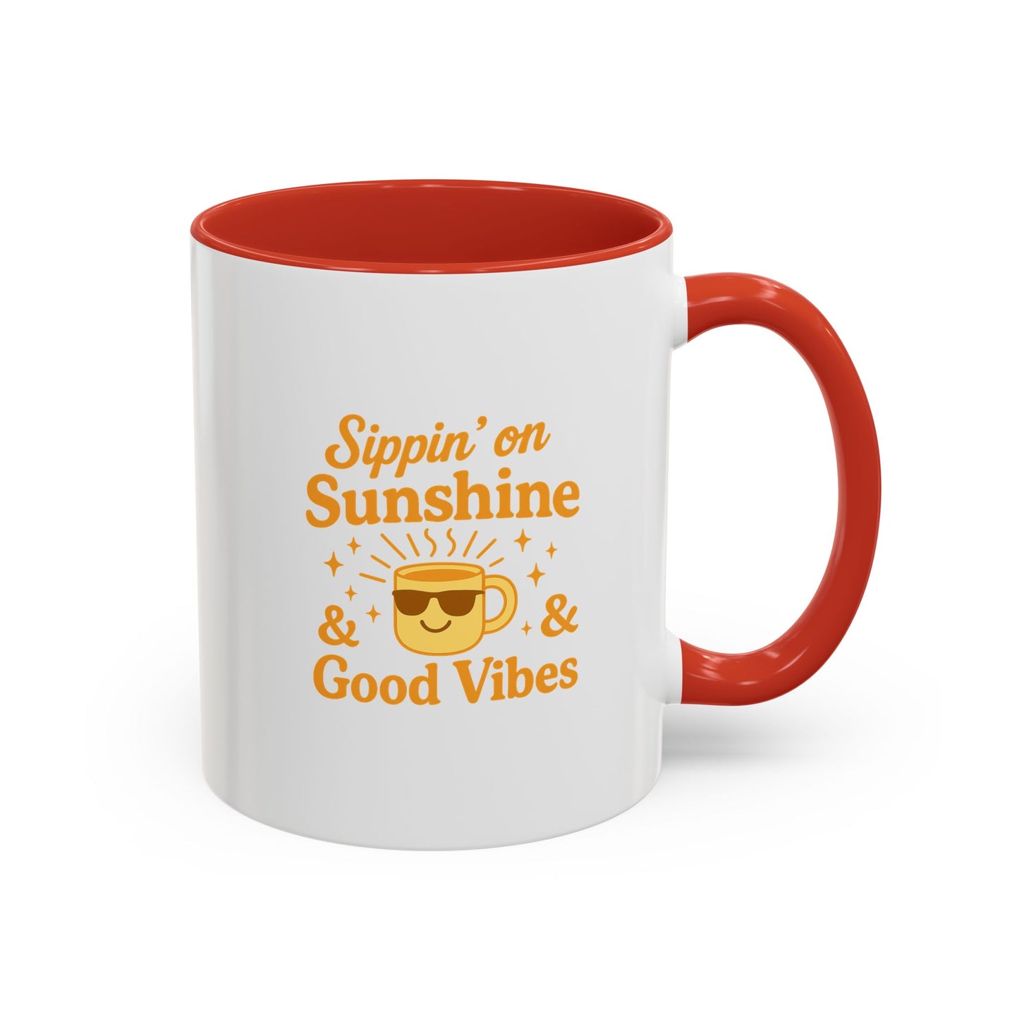Sippin' on Sunshine Coffee Mug, Positive Vibes Mug, Gift for Coffee Lovers, Inspirational Mug, Housewarming Gift, Fun Drinkware