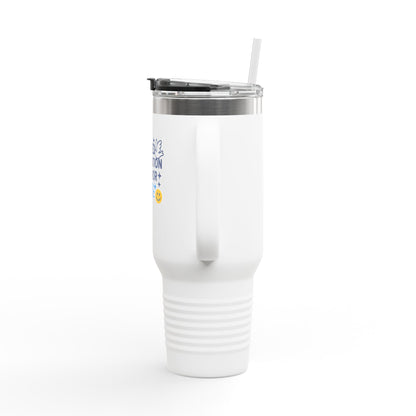 Baptized in Hydration Travel Mug | Insulated 40oz Cup for Water Lovers | Perfect Gift for Hydration Enthusiasts, Travel, Funny Humor
