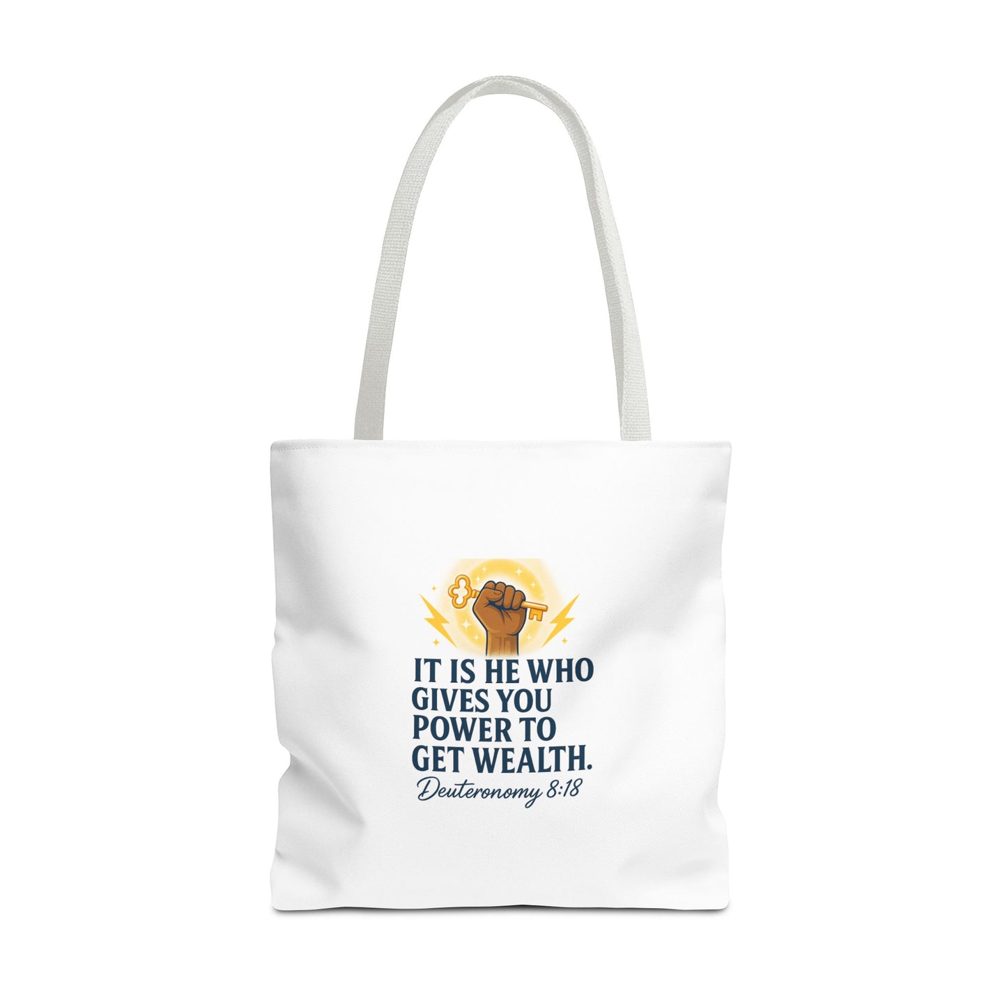 Affirmation Art Bible Verse Tote Bag