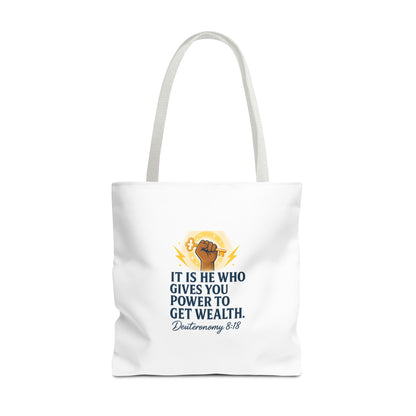 Affirmation Art Bible Verse Tote Bag