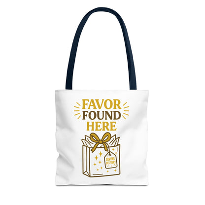 Favor Found Here Tote Bag - Perfect Gift for Celebrations, Party Favors, Birthday, Bridal Shower, Eco-Friendly