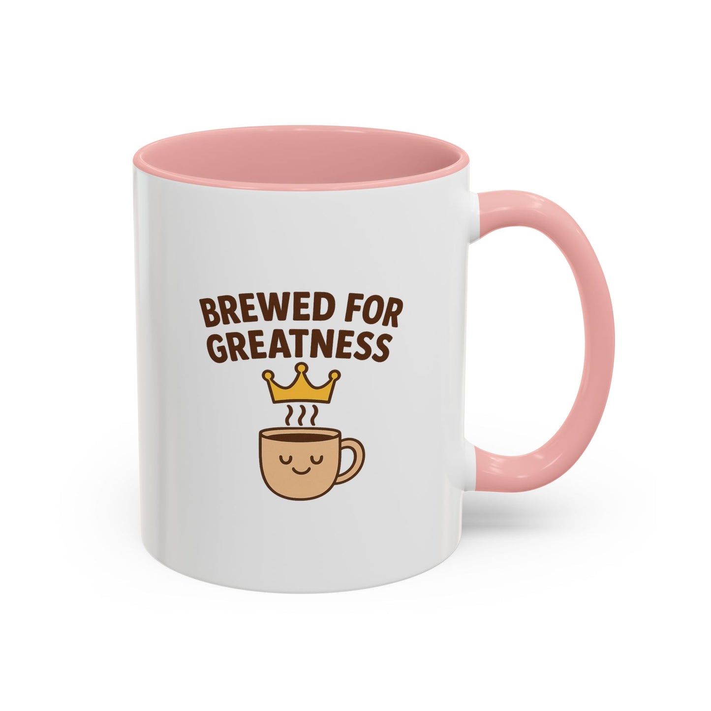 Brewed for Greatness Coffee Mug | Fun Drinking Mug, Gift for Coffee Lovers, Motivational Mug, Accent Mug for Home or Office