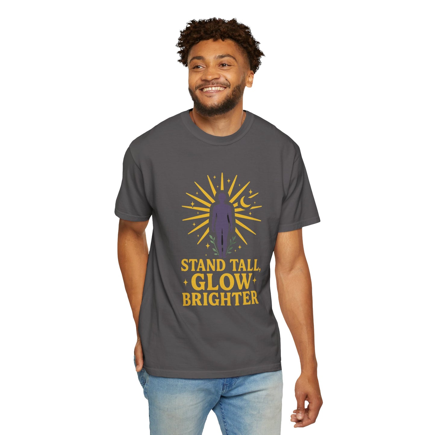 Stand Tall Glow Brighter Garment-Dyed T-Shirt
