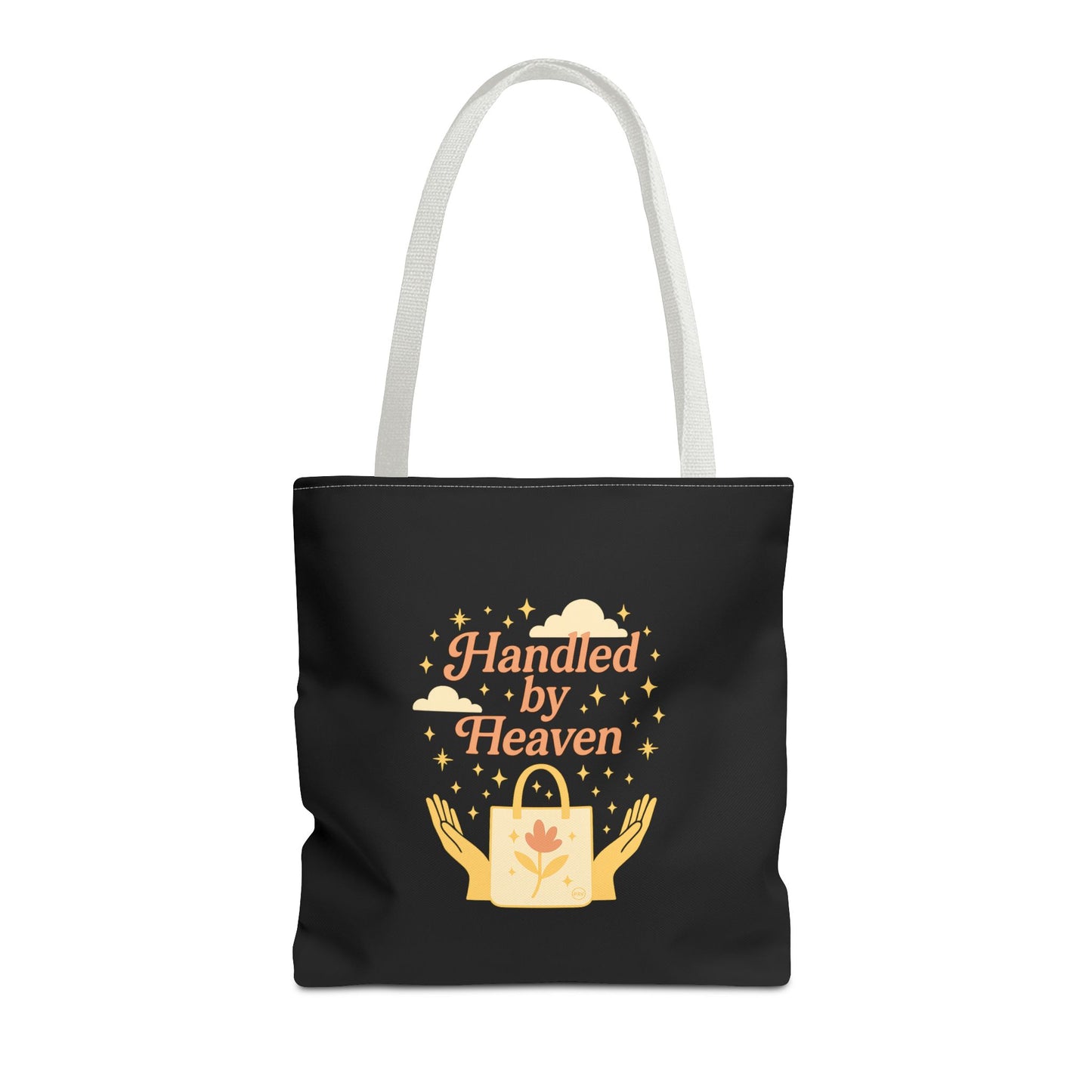 Heavenly Handled Tote Bag - Eco-Friendly Gift, Everyday Carry, Shopping Companion, Gift for Her, Travel Essential