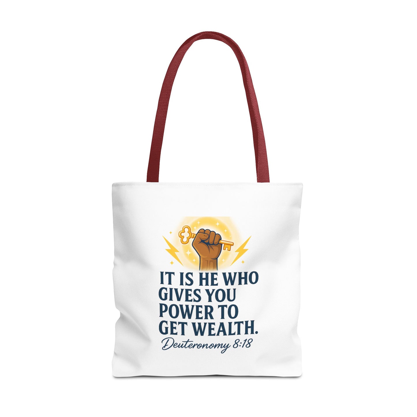Empowering Inspirational Tote Bag, Motivational Bag, Gifts for Motivated Individuals, Scripture Tote, Versatile Shopping Bag
