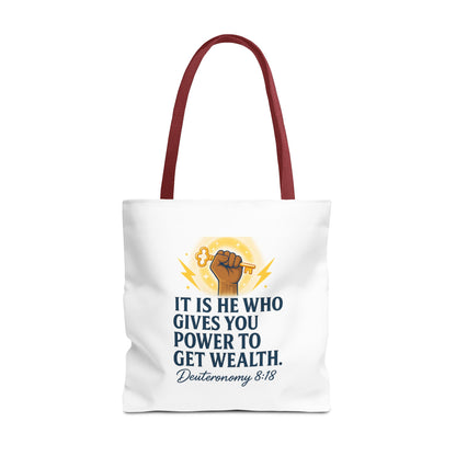 Empowering Inspirational Tote Bag, Motivational Bag, Gifts for Motivated Individuals, Scripture Tote, Versatile Shopping Bag