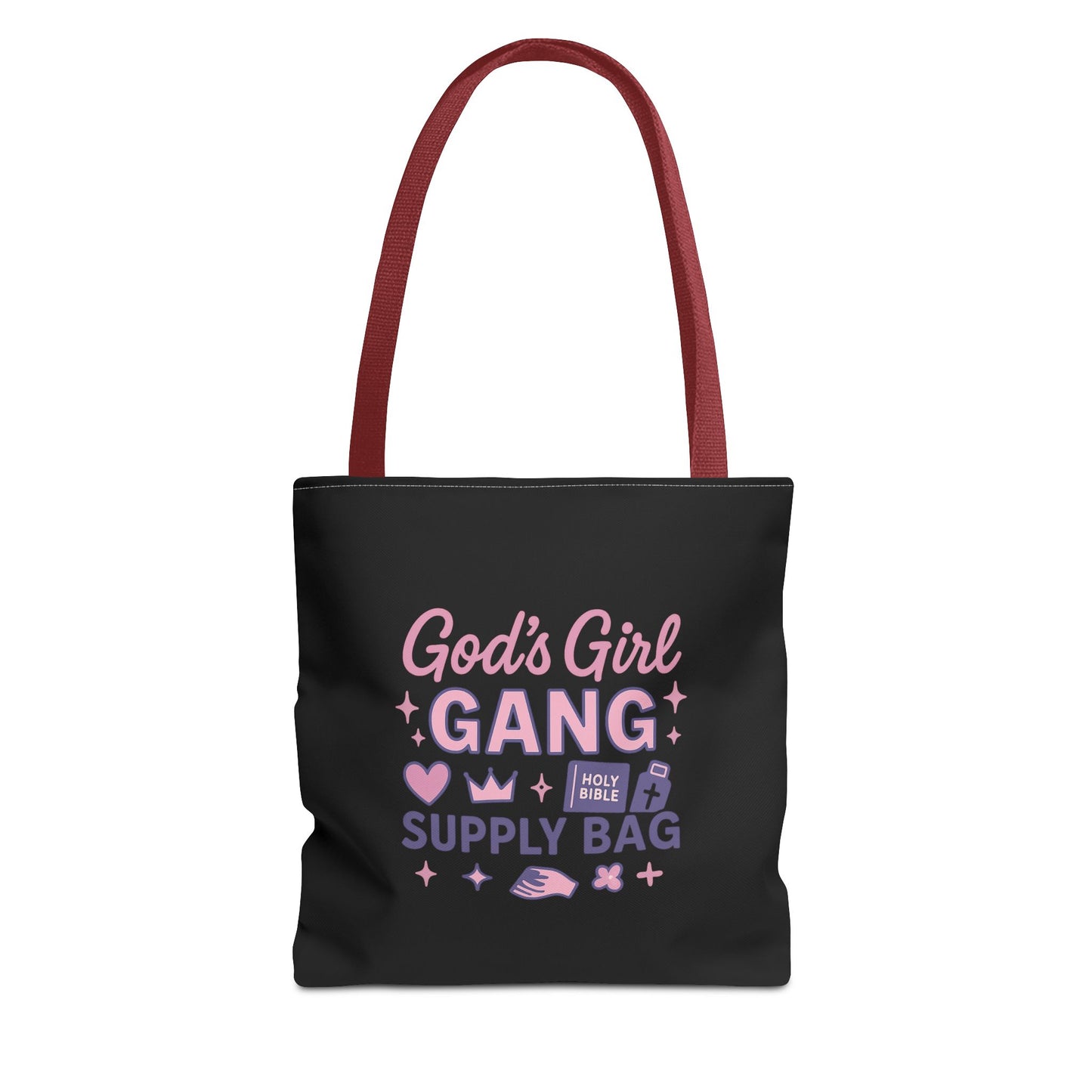God's Girl Gang Tote Bag | Stylish Supply Bag, Gift for Friends, Everyday Use, Eco-Friendly Shopping, Fun & Functional
