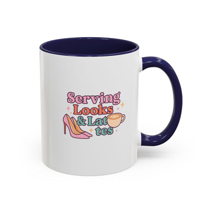 Chic Coffee Mug: Serving Looks & Lattes | Trendy Gift for Coffee Lovers, Fashion Enthusiasts, Housewarming, Birthdays, Mom's Day