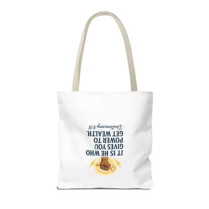 Affirmation Art Bible Verse Tote Bag
