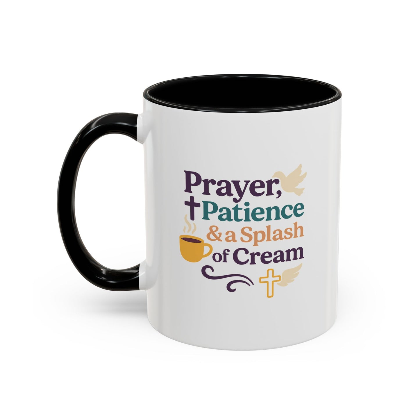 Faith-Inspired Coffee Mug - Perfect Gift for Friends and Family, Prayer Mug, Inspirational Drinkware, Christian Gift, Cute Desk Accessory