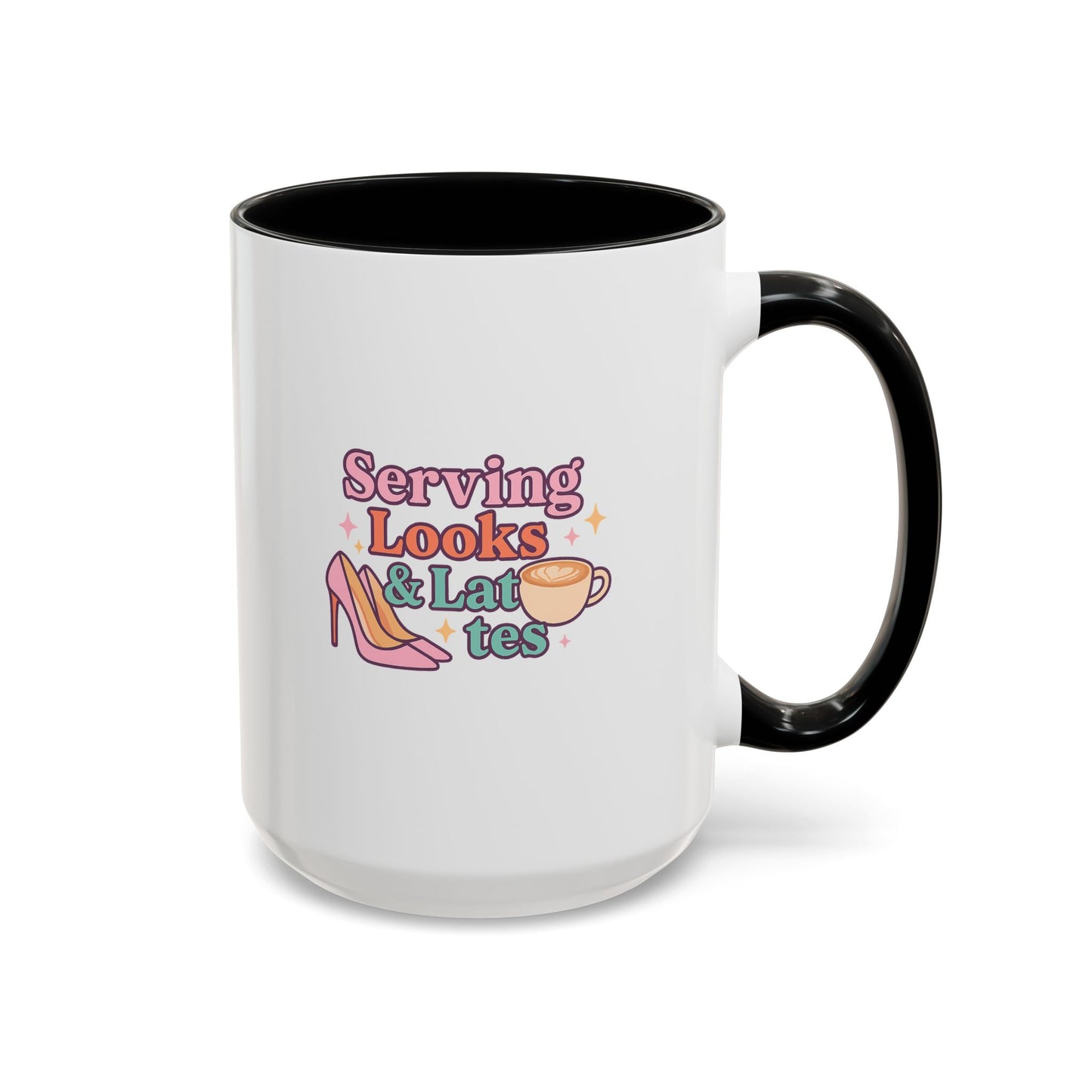 Chic Coffee Mug: Serving Looks & Lattes | Trendy Gift for Coffee Lovers, Fashion Enthusiasts, Housewarming, Birthdays, Mom's Day