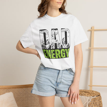 Dad Energy T-Shirt — Bold Outdoor Graphic Tee for Fathers (Fathers' Day Gift)